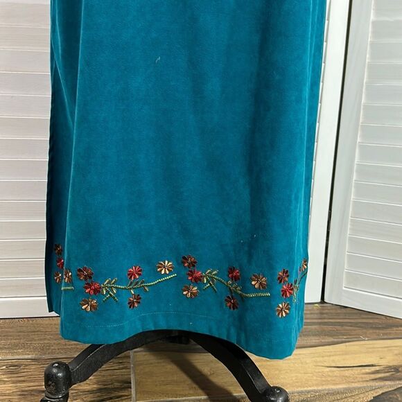 Fall Autumn Dress Set Large Jane Ashley 2 Piece Maxi Y2K - Picture 10 of 14